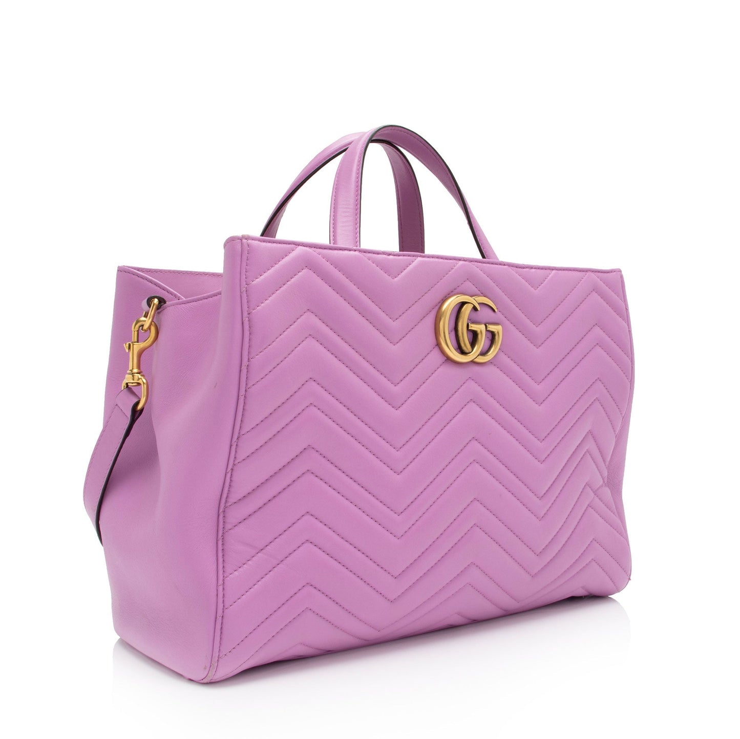 Gucci Leather Top Handle Shoulder Bag