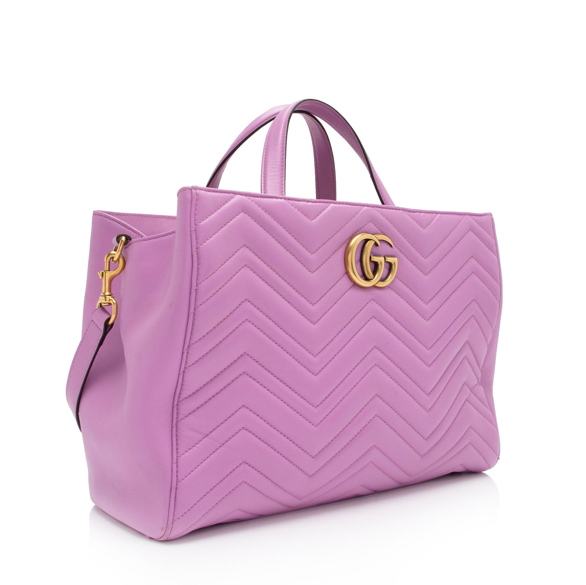 Gucci Leather Top Handle Shoulder Bag