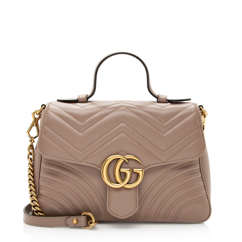 Gucci Leather Top Handle Crossbody