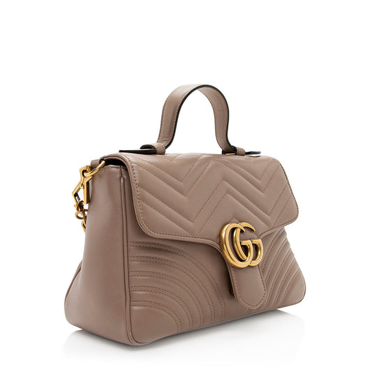 Gucci Leather Top Handle Crossbody