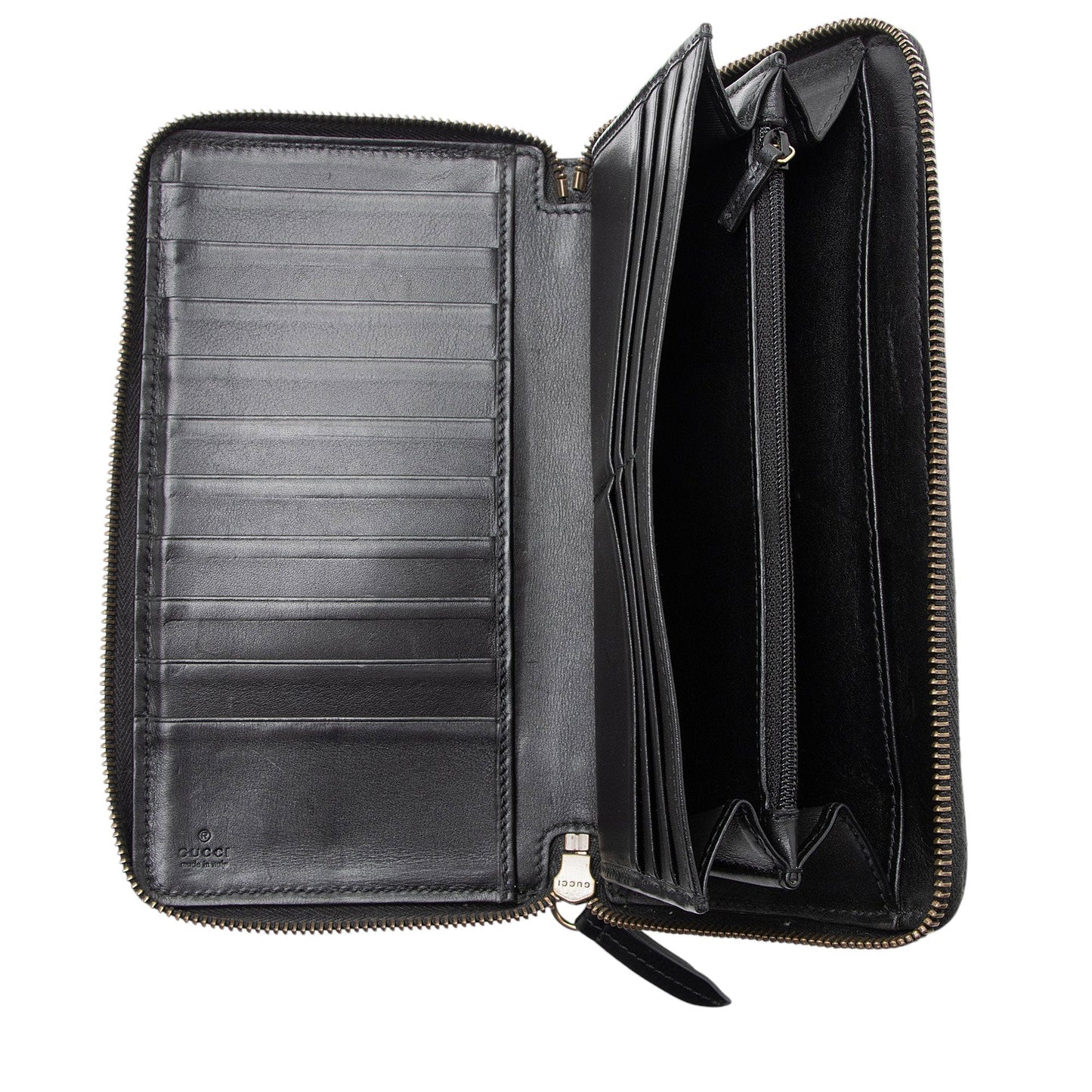 Gucci Matelasse Leather GG Marmont Zip Around Organizer Wallet (SHF-4aR2ie)