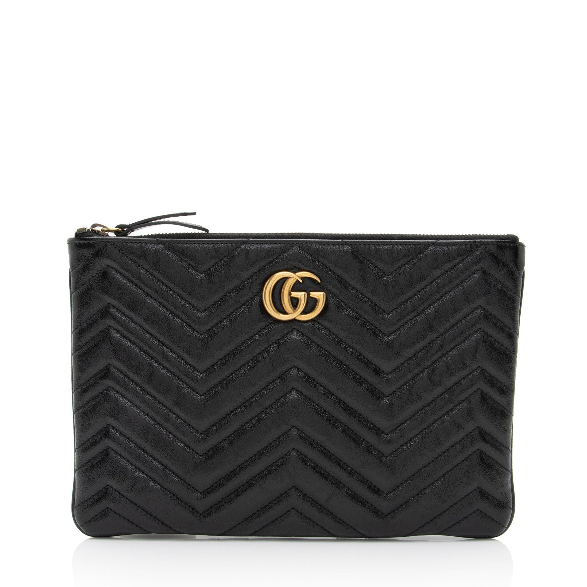 Gucci Pochette Leather Clutch