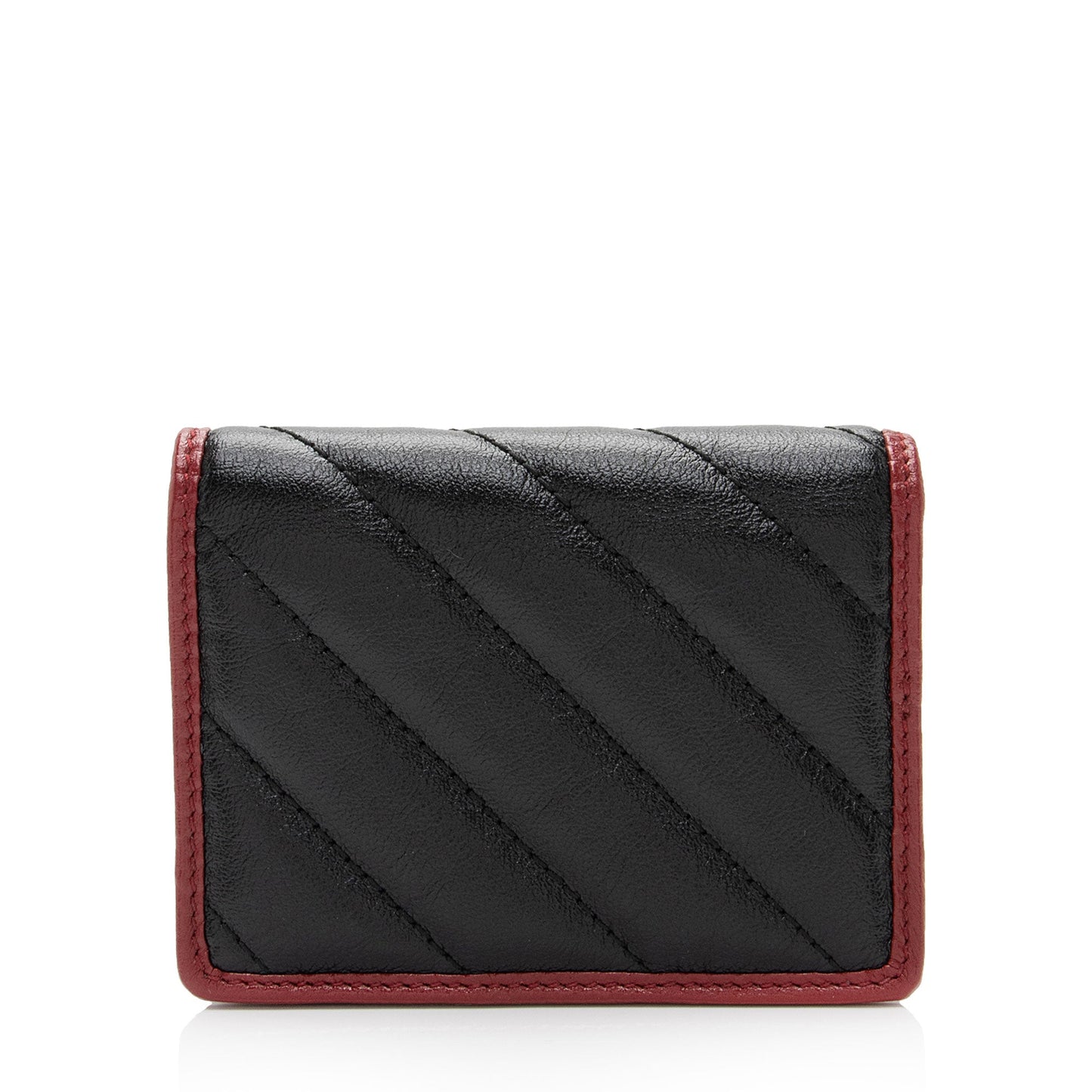 Gucci Matelasse Leather Torchon GG Marmont Card Case Wallet (SHF-dh8qb0)