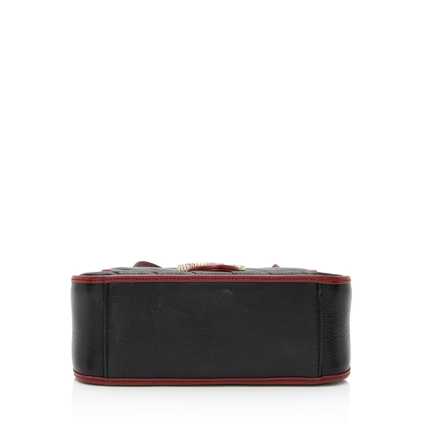 Gucci Matelasse Leather Torchon GG Marmont Mini Top Handle Bag (SHF-bIyeeK)