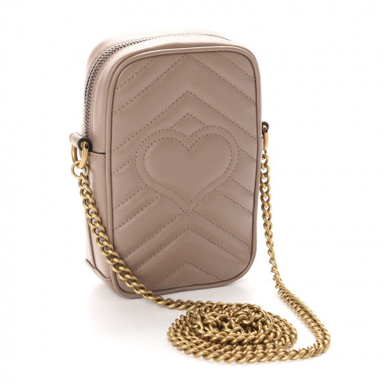 Gucci Caro Quilted Chain Crossbody