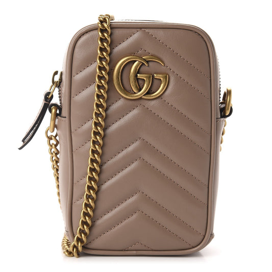 Gucci Caro Quilted Chain Crossbody