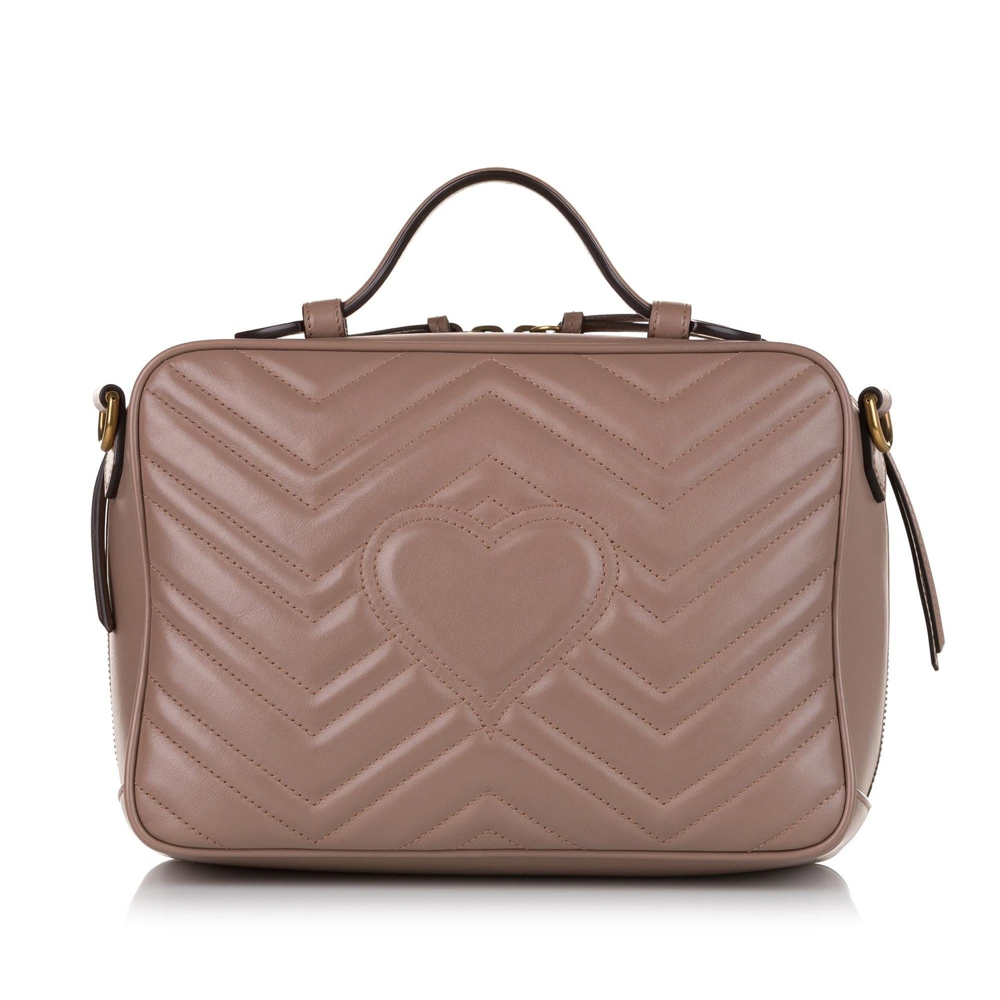 Gucci Matelasse Sylvie Web Small GG Marmont (SHG-35921)