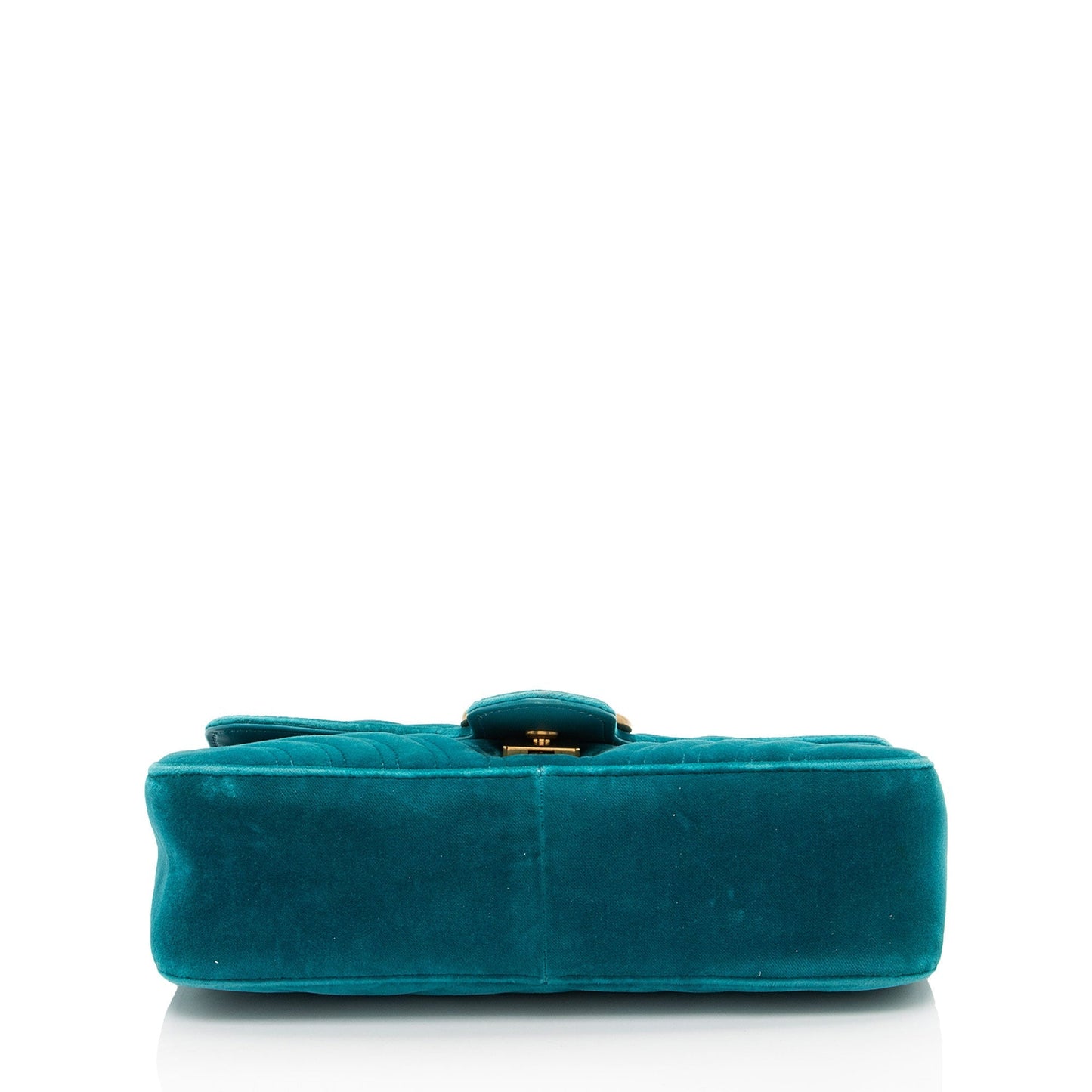 Gucci Matelasse Velvet GG Marmont Medium Flap Bag