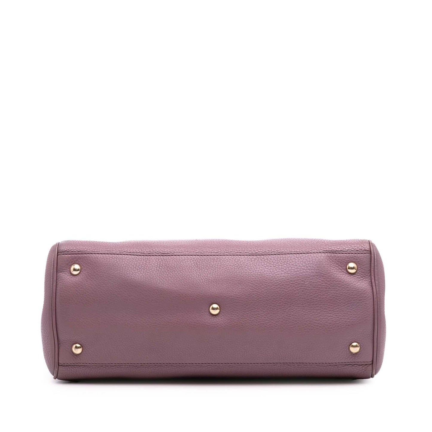 Gucci Medium Calfskin Bamboo Shopper Satchel