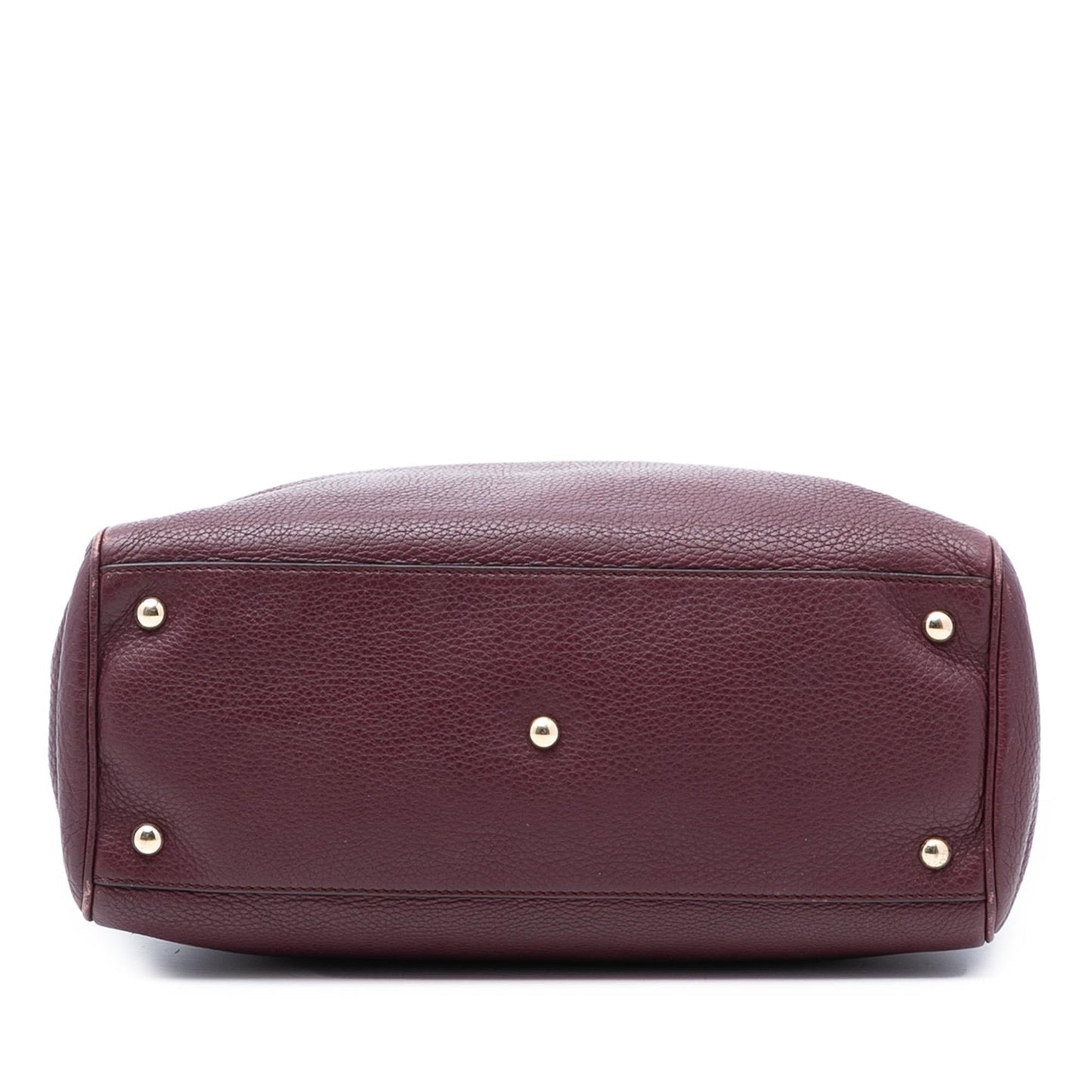 Gucci Medium Calfskin Bamboo Shopper Satchel