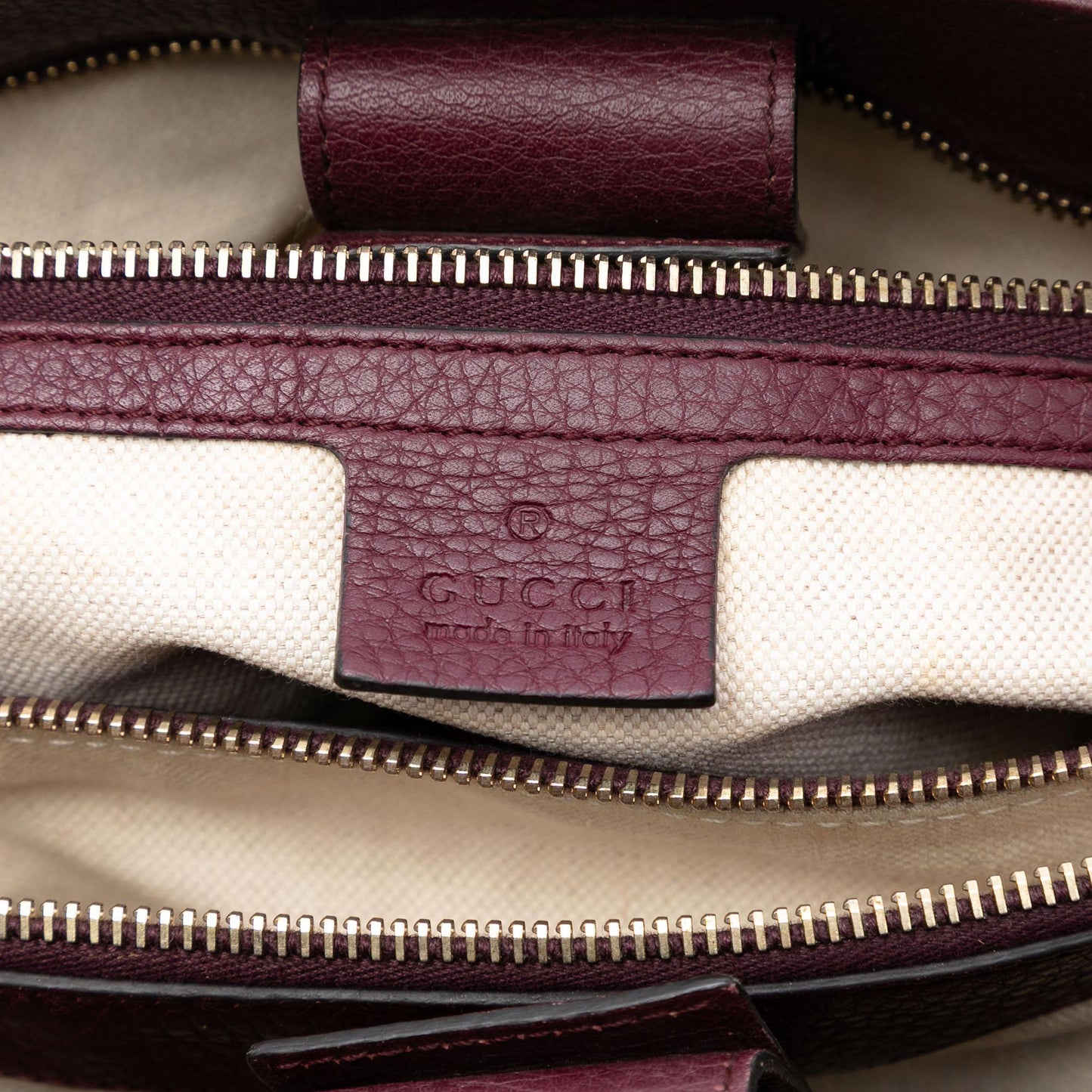 Gucci Medium Calfskin Bamboo Shopper Satchel