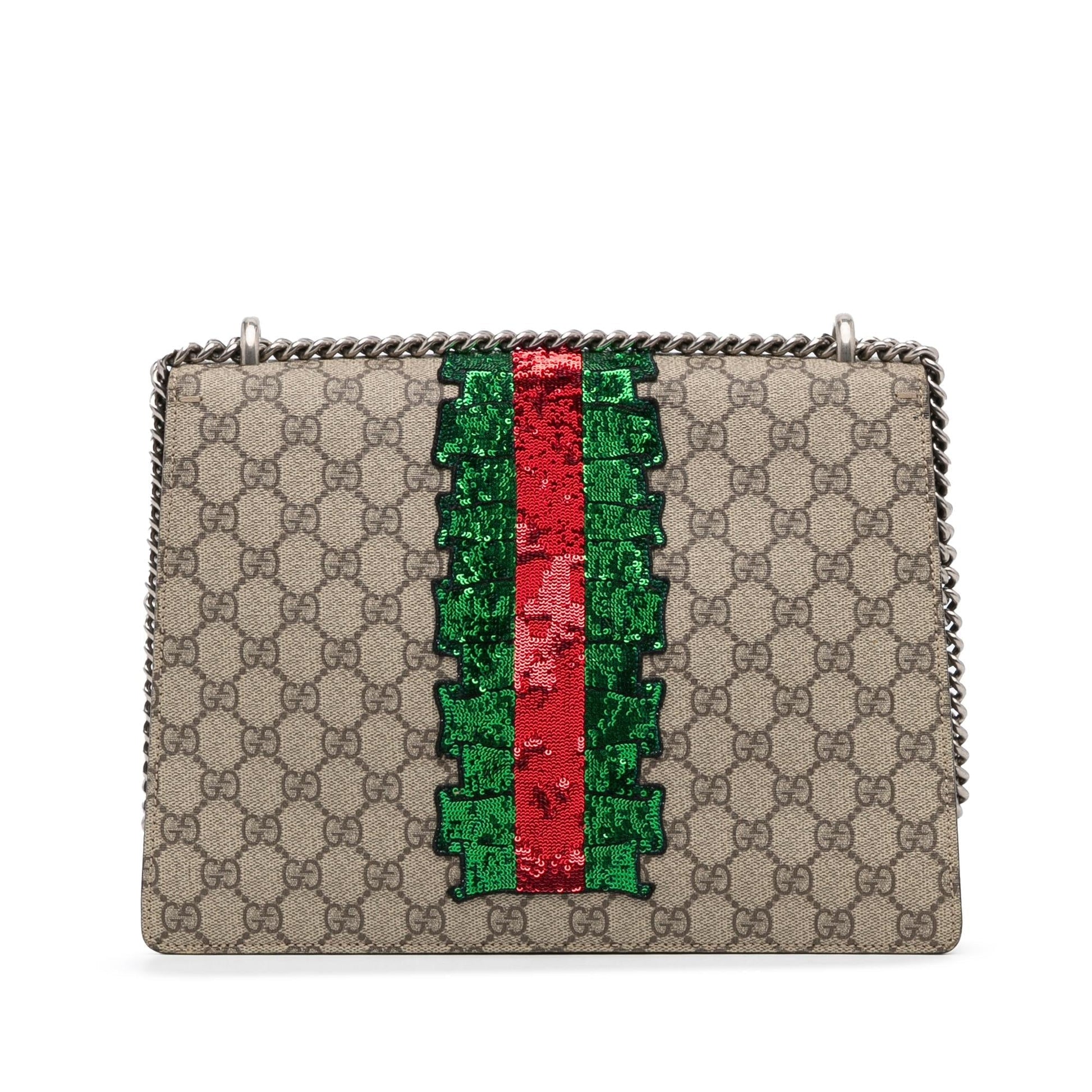 Gucci Canvas Shoulder Bag