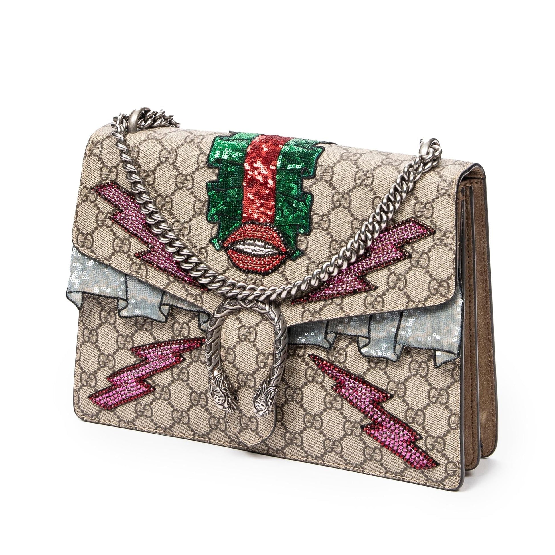 Gucci Canvas Shoulder Bag