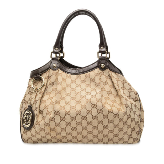 Gucci Medium GG Canvas Sukey Tote