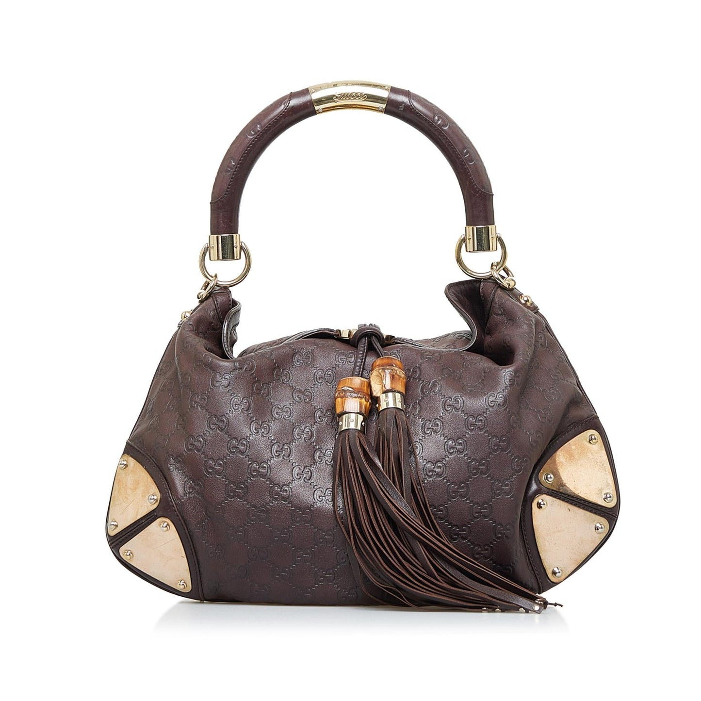 Gucci Medium Guccissima Bamboo Indy (SHG-T0Pj5K)