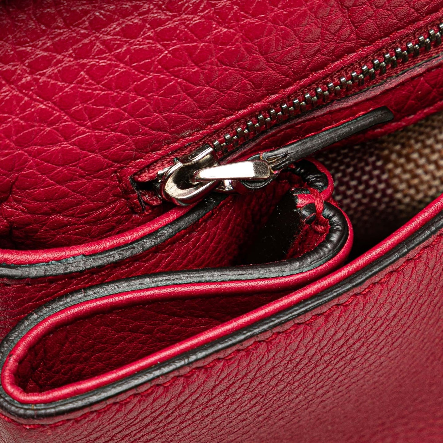 Gucci Medium Leather Bamboo Daily Satchel