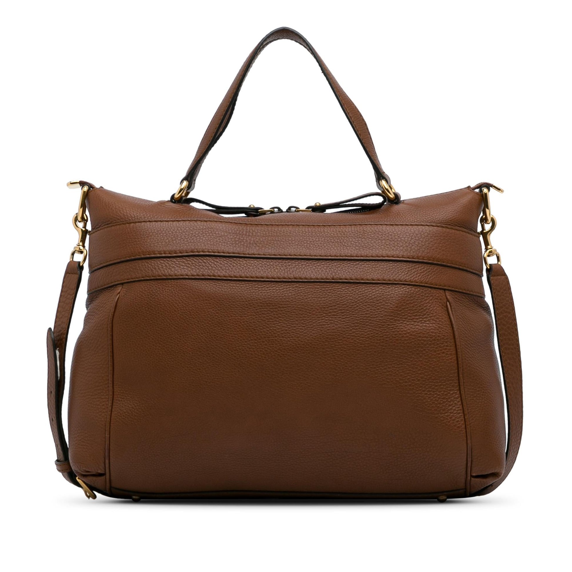 Gucci Leather Top Handle Shoulder Bag