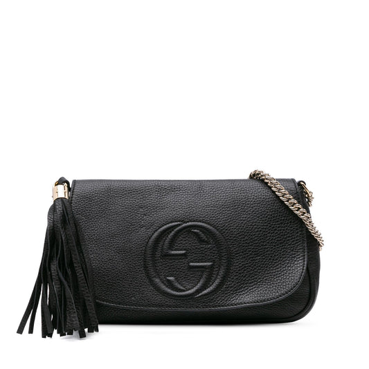 Gucci Chain Leather Crossbody