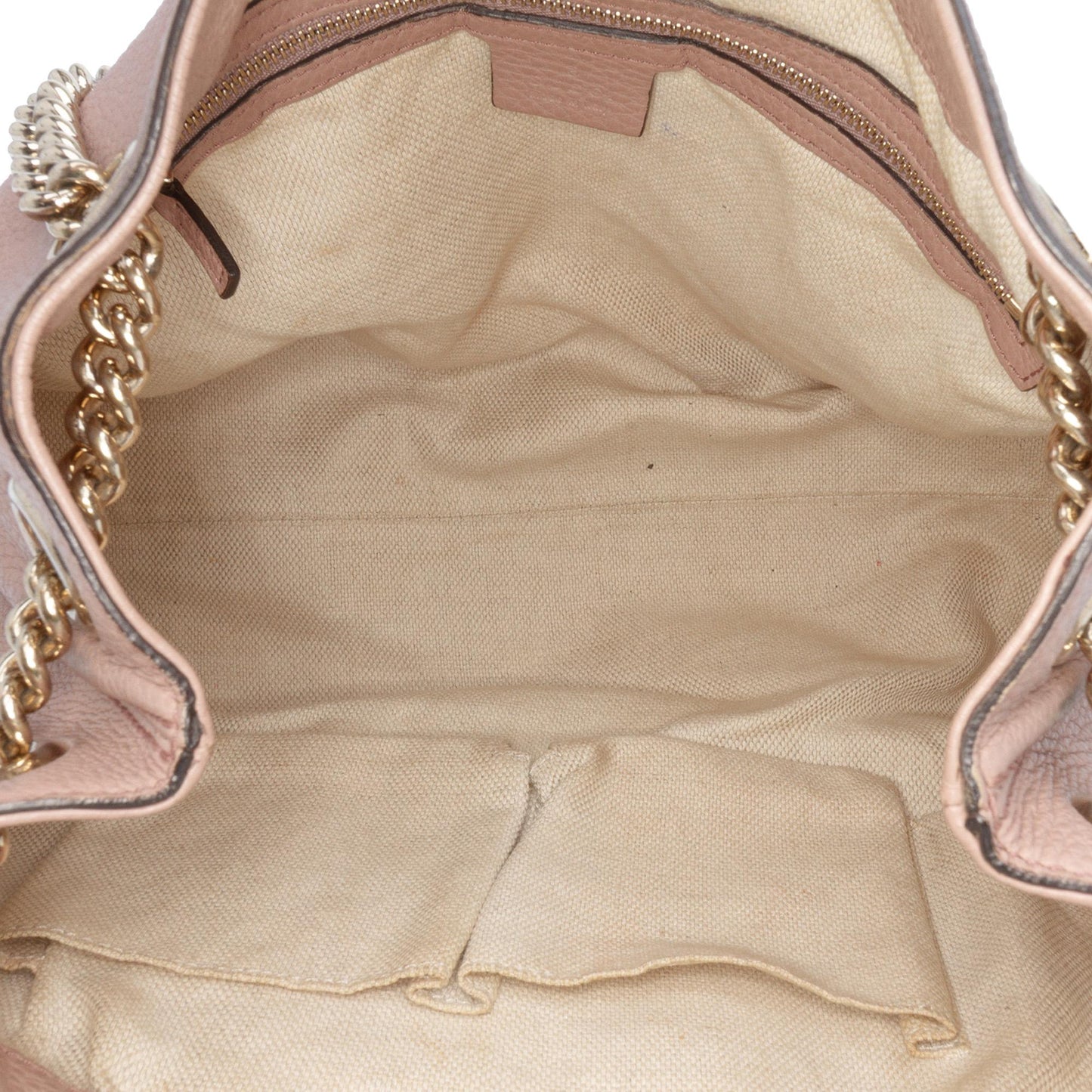 Gucci Medium Leather Soho Chain Tote