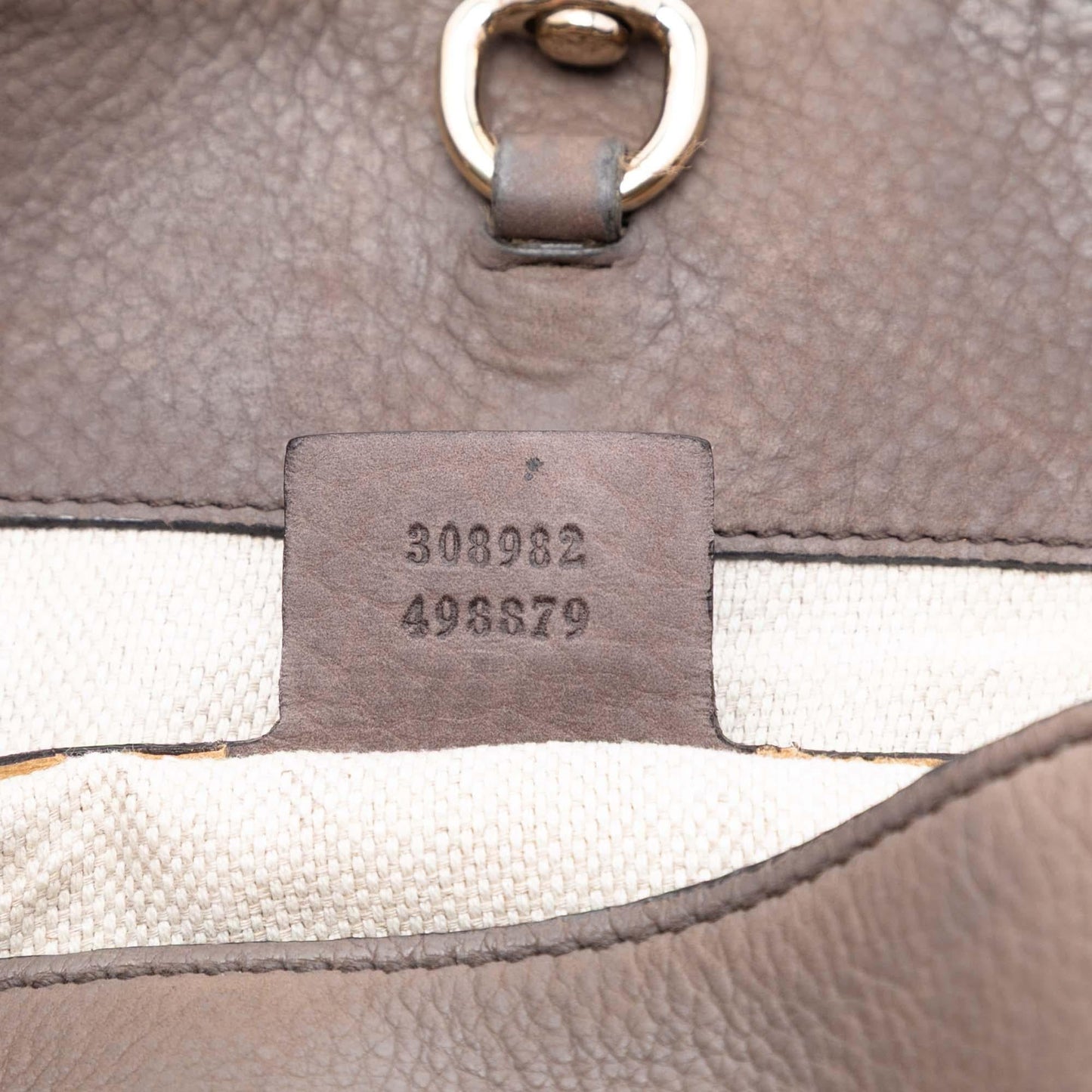 Gucci Medium Nubuck Leather Soho Chain Tote