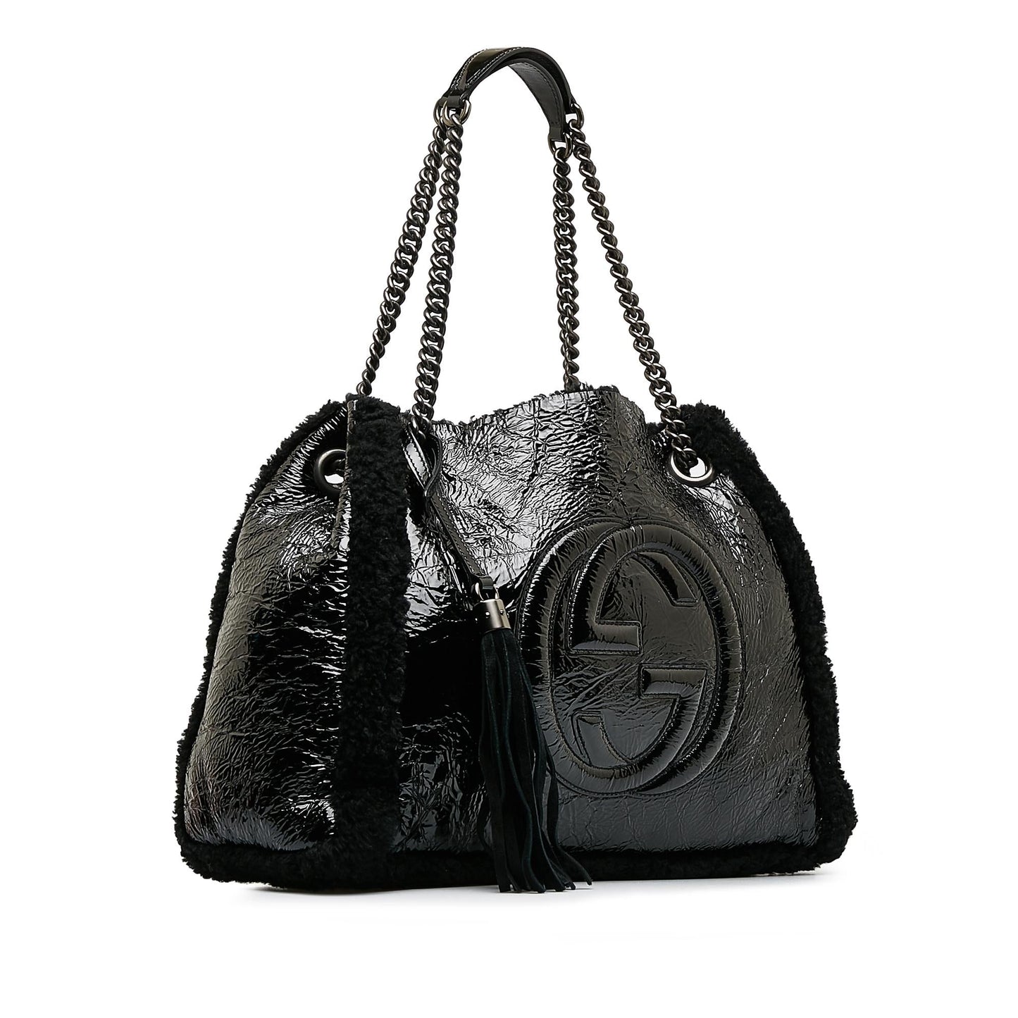 Gucci Chain Leather Tote