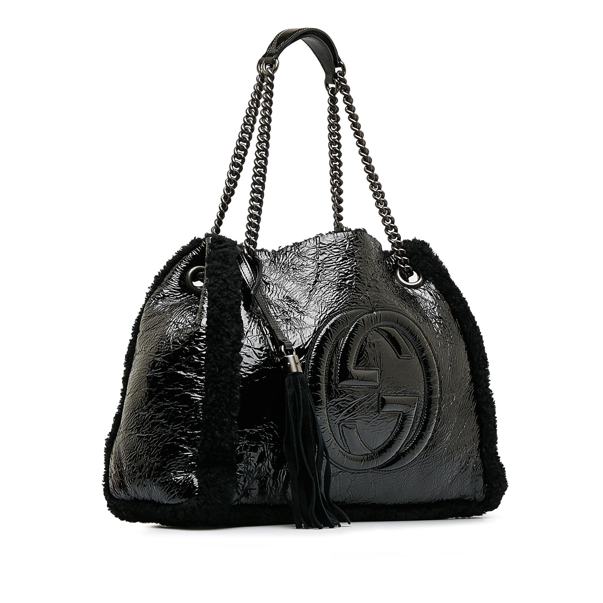 Gucci Chain Leather Tote