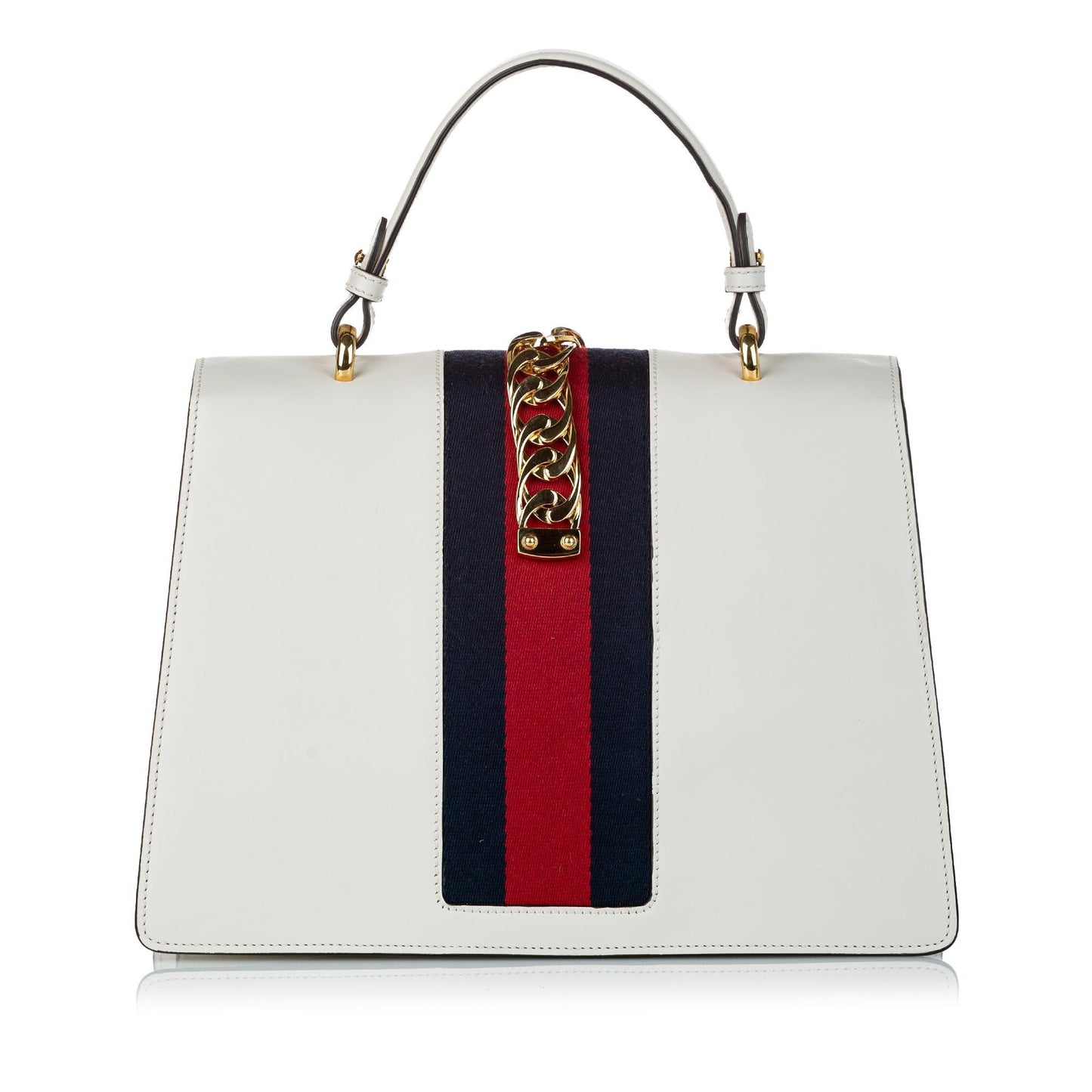 Gucci Medium Sylvie Leather Satchel (SHG-30400)