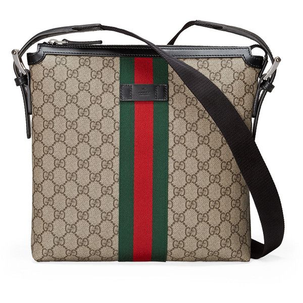 Gucci Monogram Caro Leather Canvas Crossbody