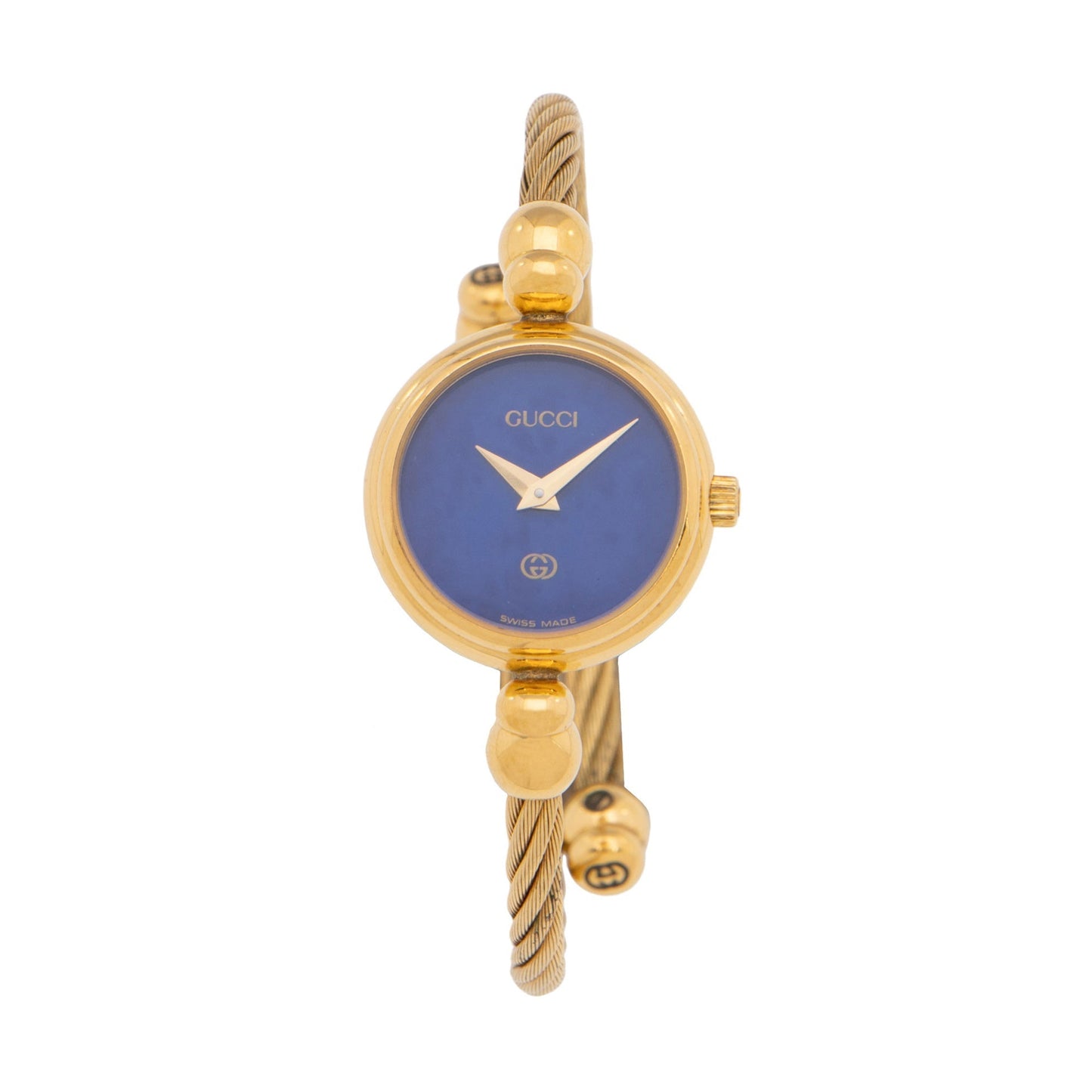 Gucci Metal Coil Bangle Watch (SHF-zpcGvY)