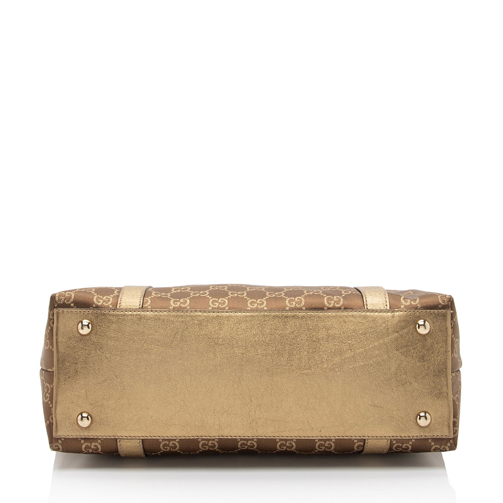 Gucci Leather Canvas Tote