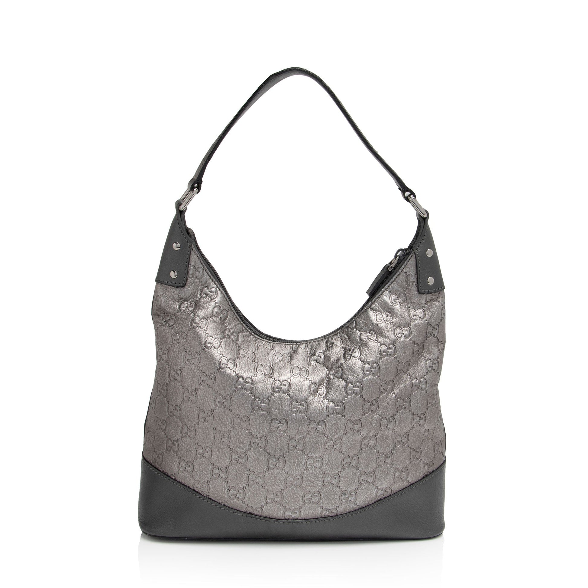 Gucci Nylon Leather Shoulder Bag