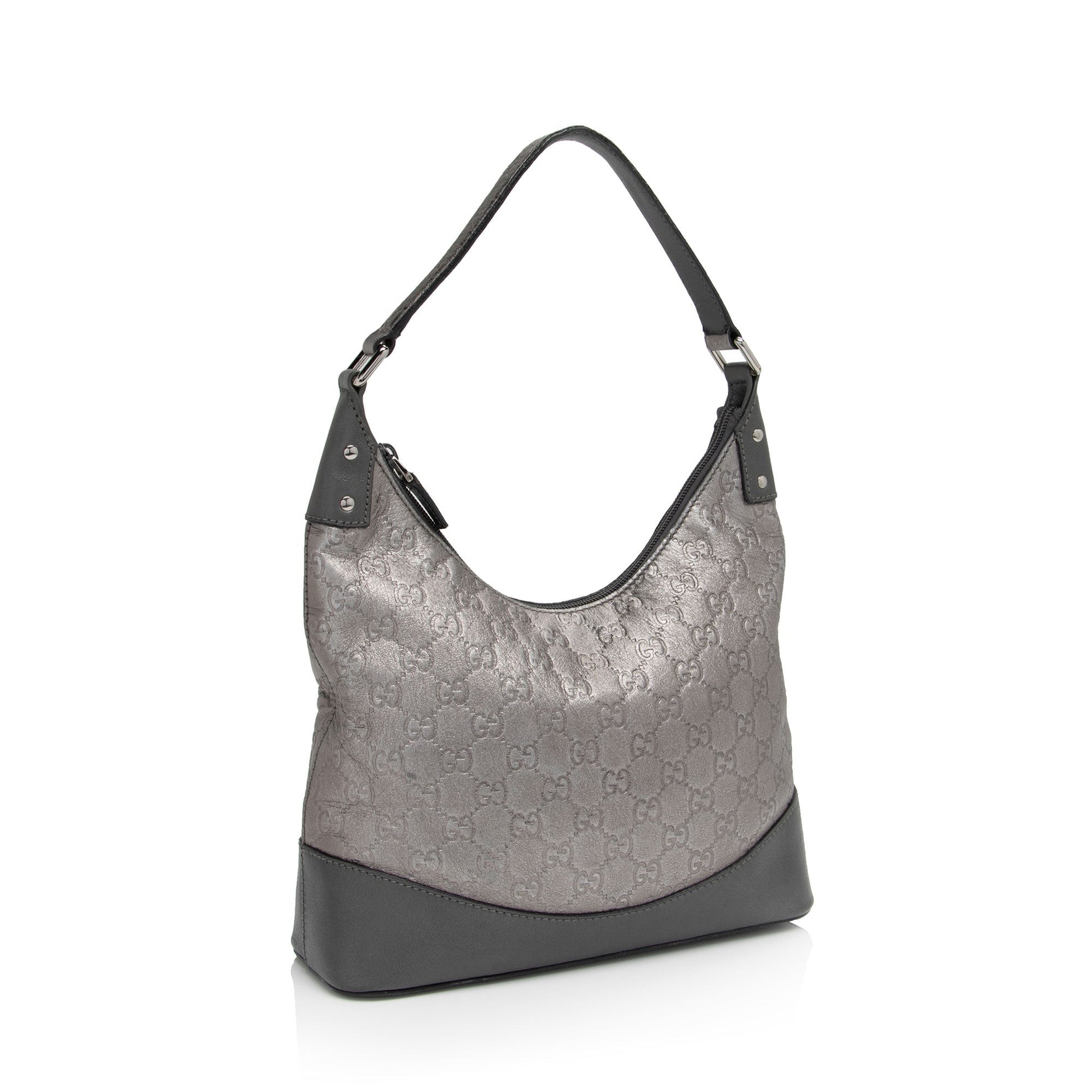 Gucci Nylon Leather Shoulder Bag