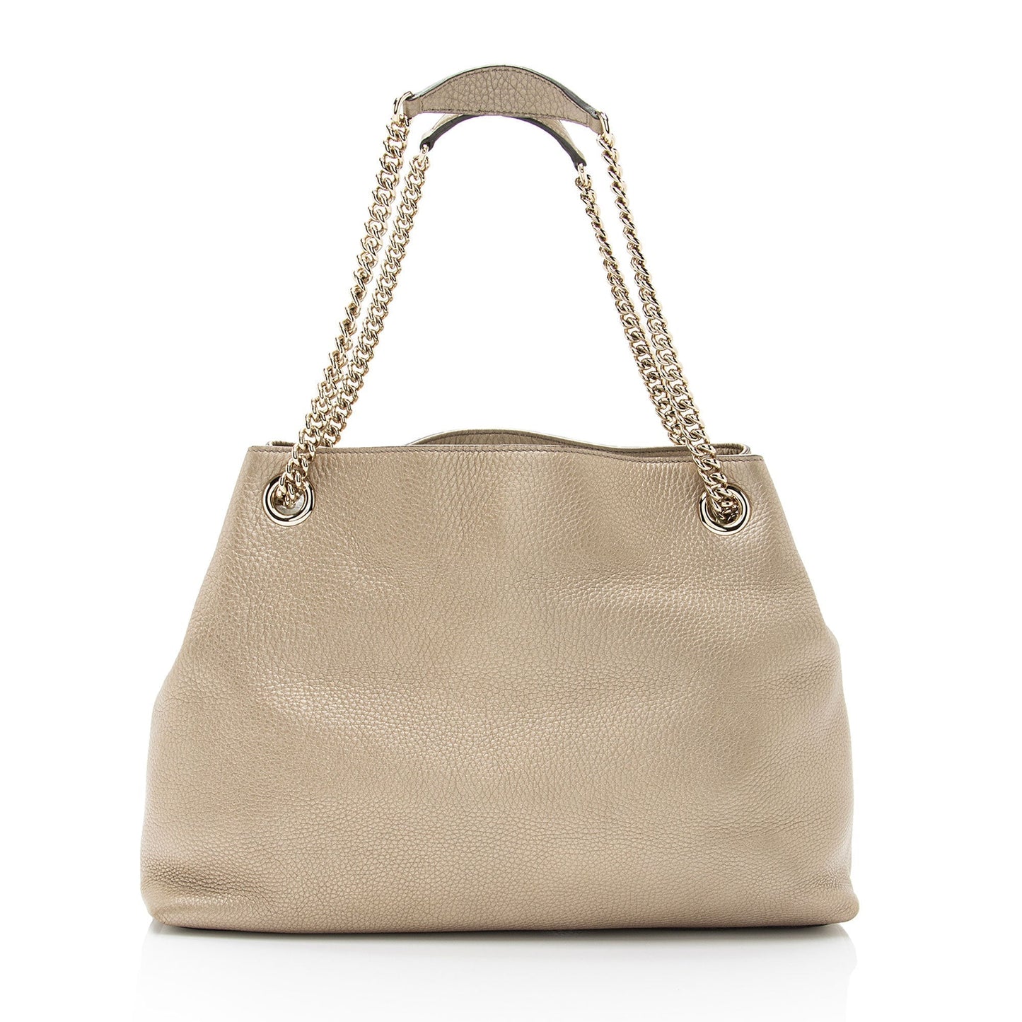 Gucci Leather Canvas Shoulder Bag