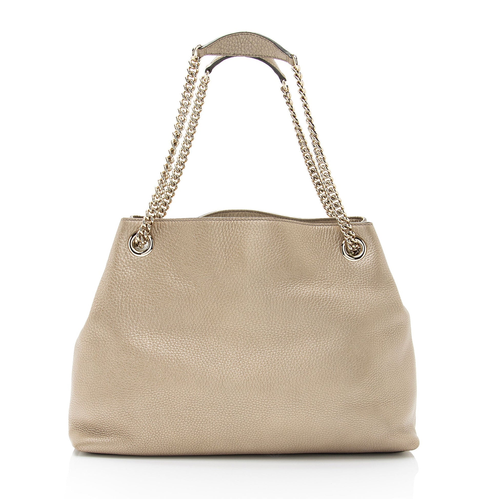 Gucci Leather Canvas Shoulder Bag