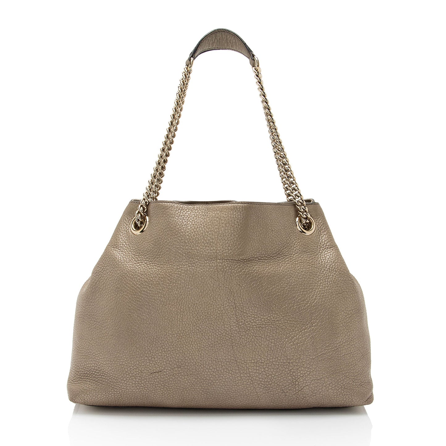 Gucci Leather Canvas Shoulder Bag