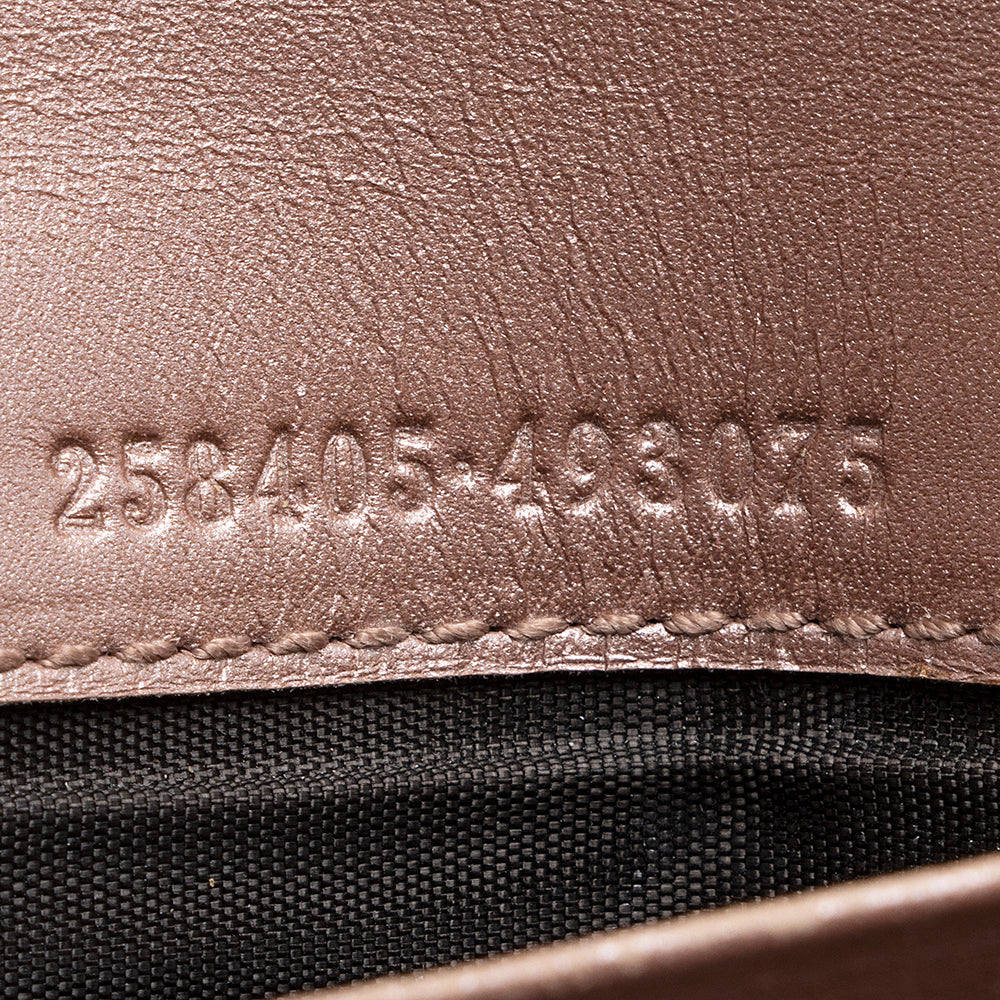 Gucci Metallic Microguccissima Mayfair Continental Wallet (SHF-21179)