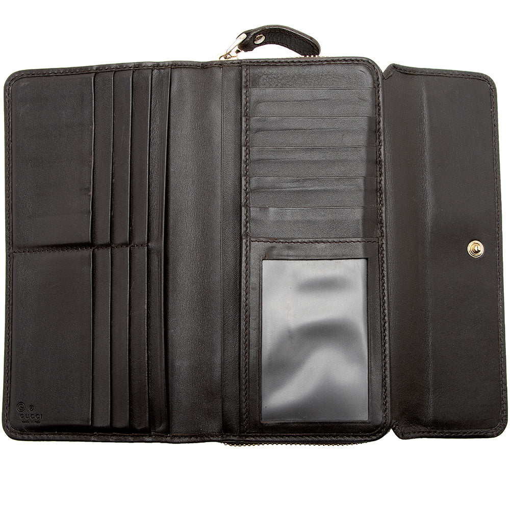 Gucci Microguccissima Continental Flap Wallet (SHF-18956)