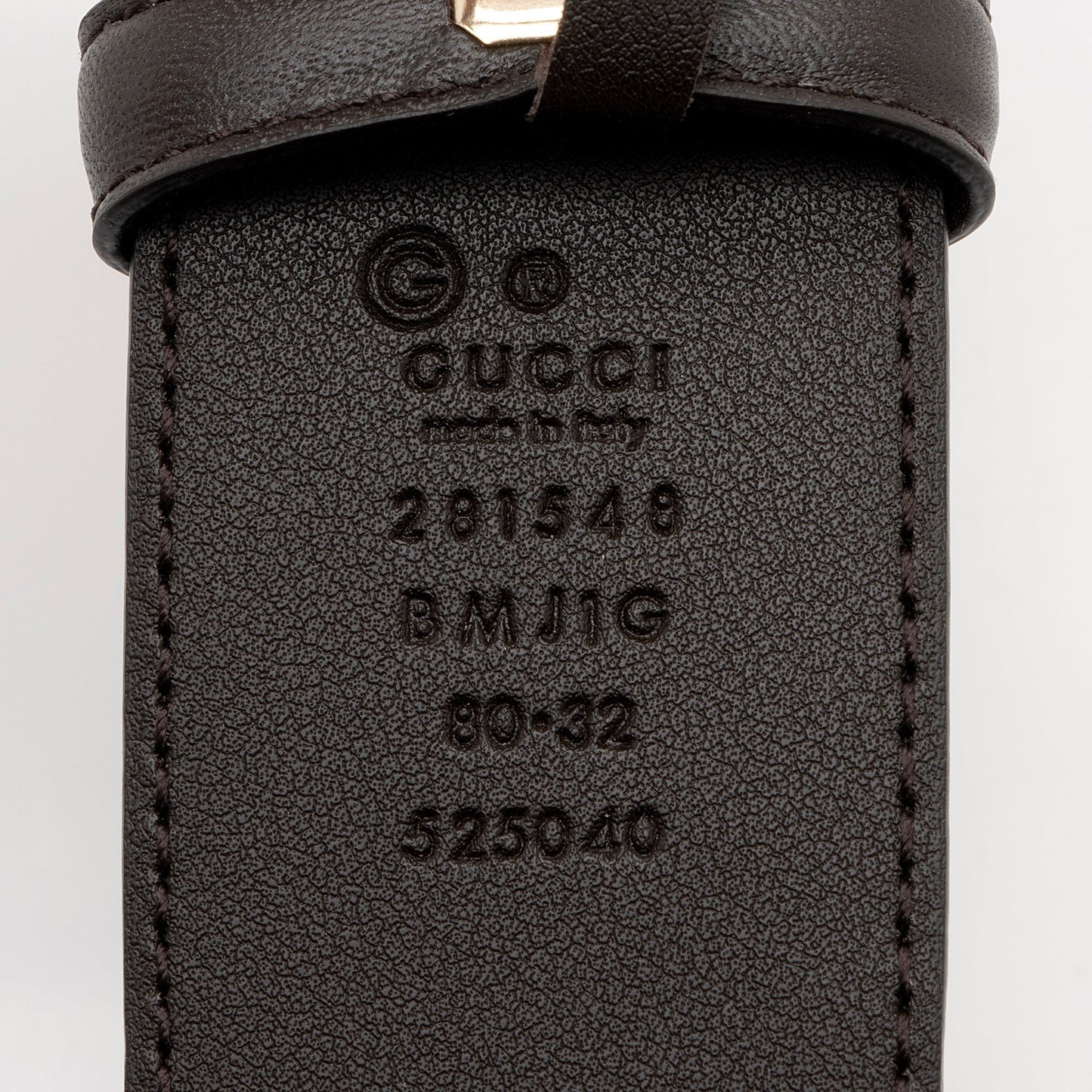 Gucci Microguccissima Leather Belt - Size 32 / 80 (SHF-4ZJO61)
