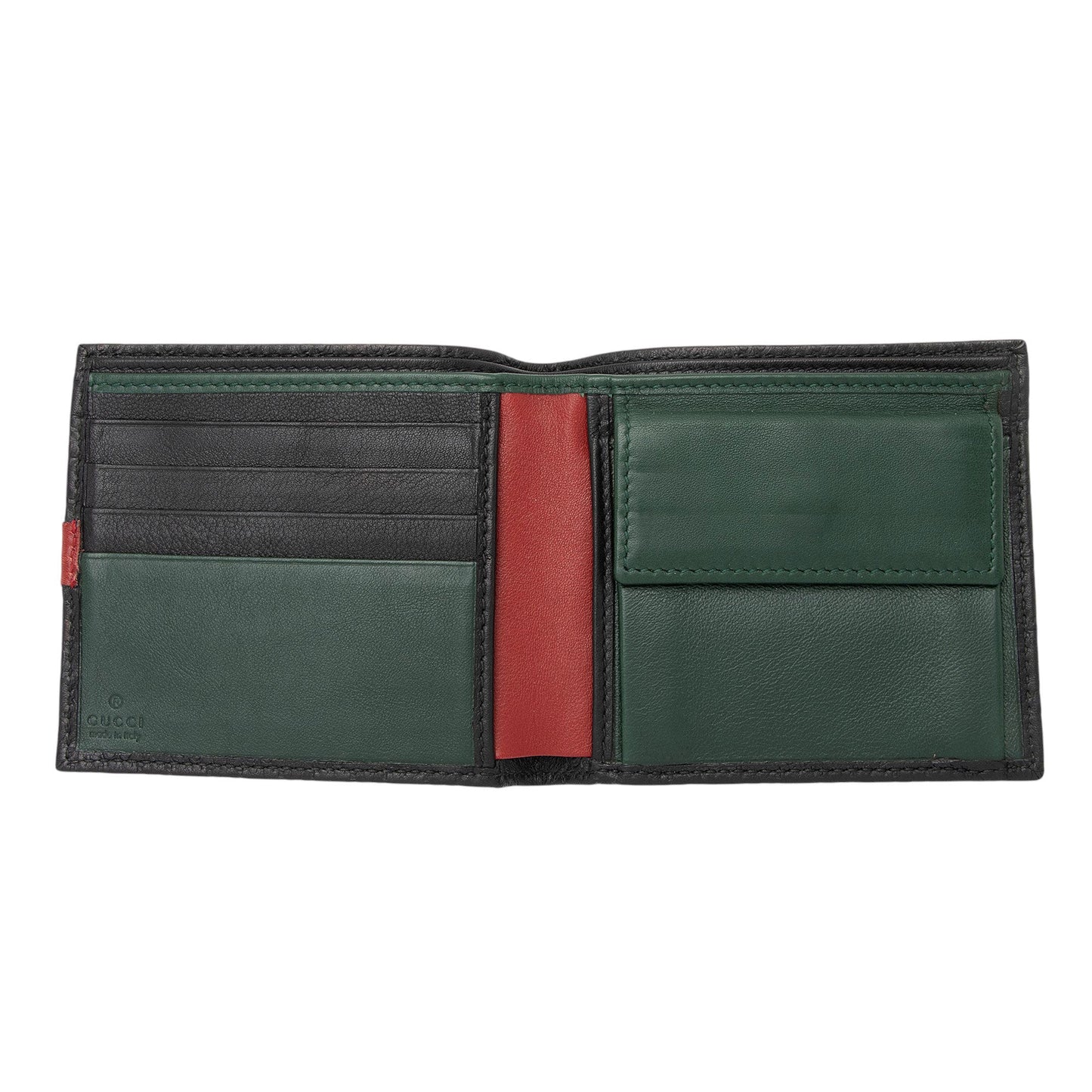 Gucci Microguccissima Leather Bi-Fold Wallet (SHF-EFQIQE)