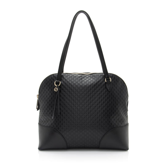 Gucci Leather Canvas Tote