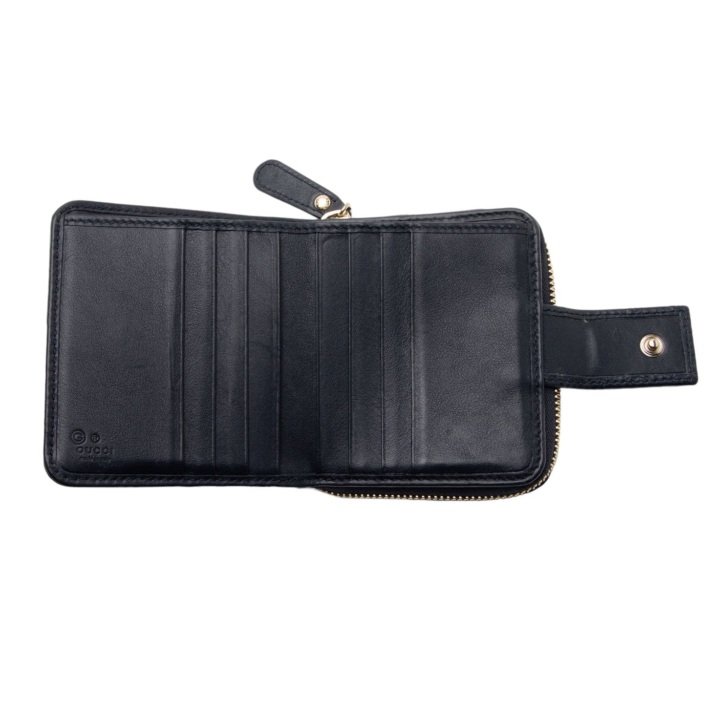 Gucci Microguccissima Leather Compact Zip Around Wallet (SHF-0RgGLi)