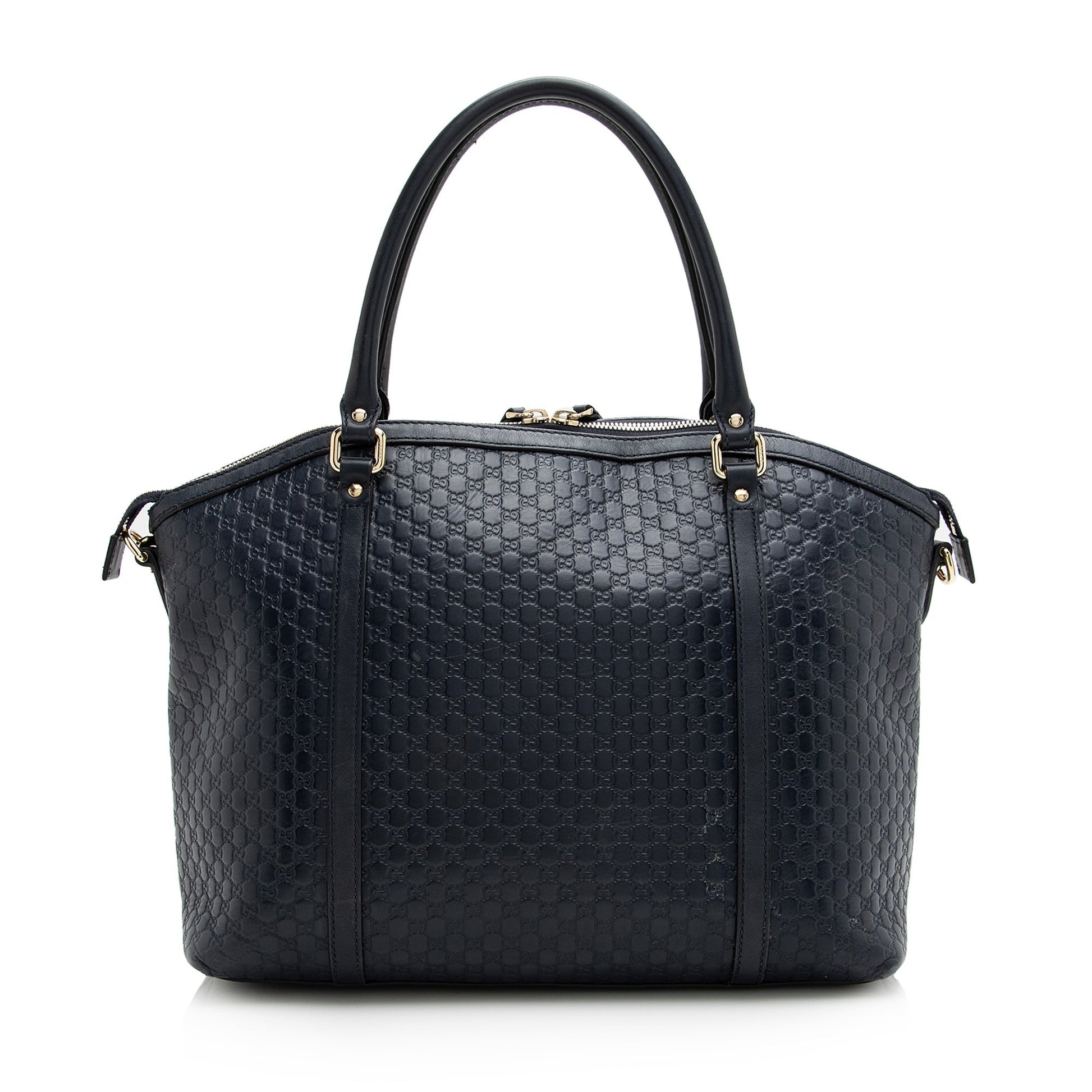 Gucci Microguccissima Leather Dome Medium Satchel (SHF-22740)