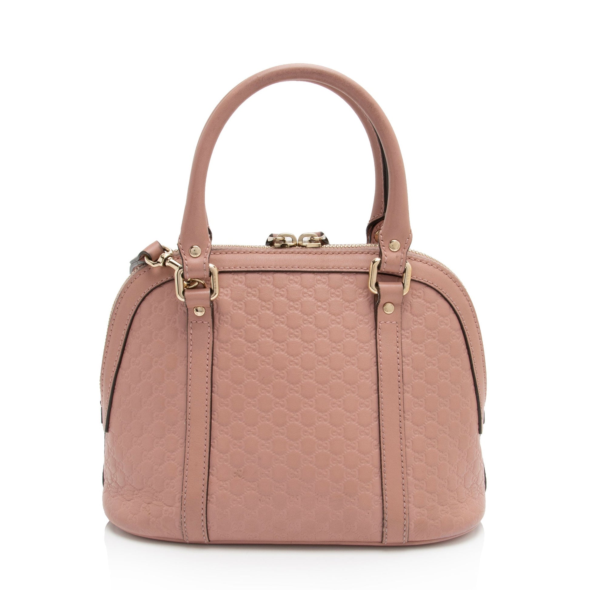 Gucci Leather Canvas Shoulder Bag