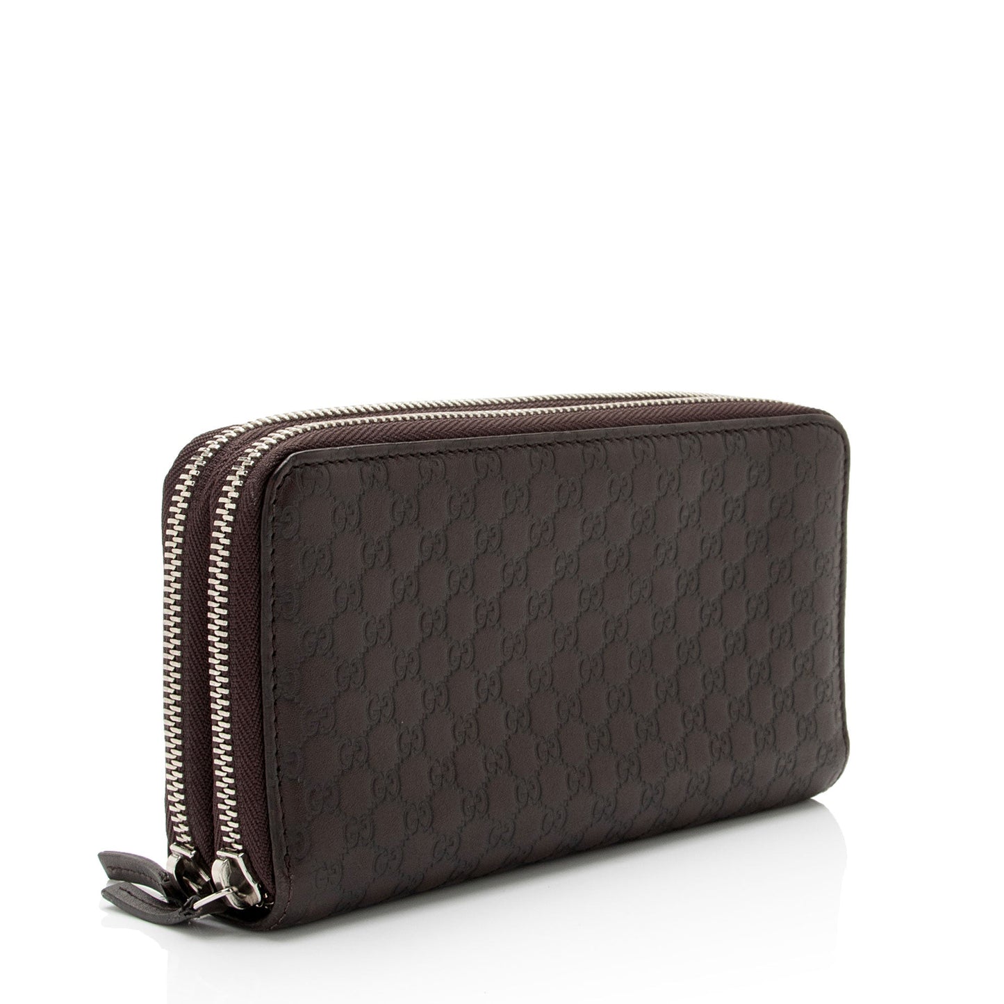 Gucci Microguccissima Leather Double Zip Around Large Organizer Wallet (SHF-EIQfg7)