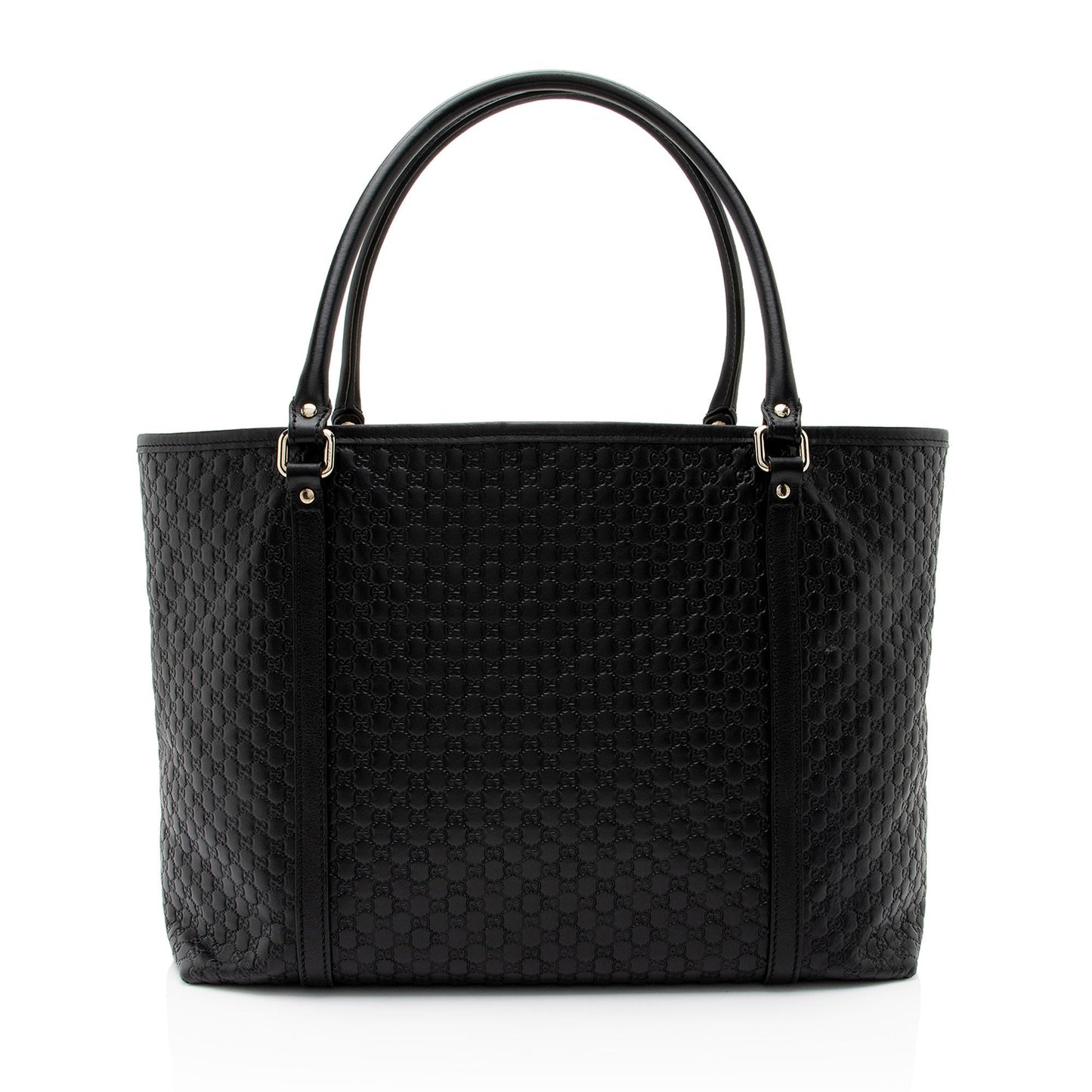 Gucci Leather Canvas Tote