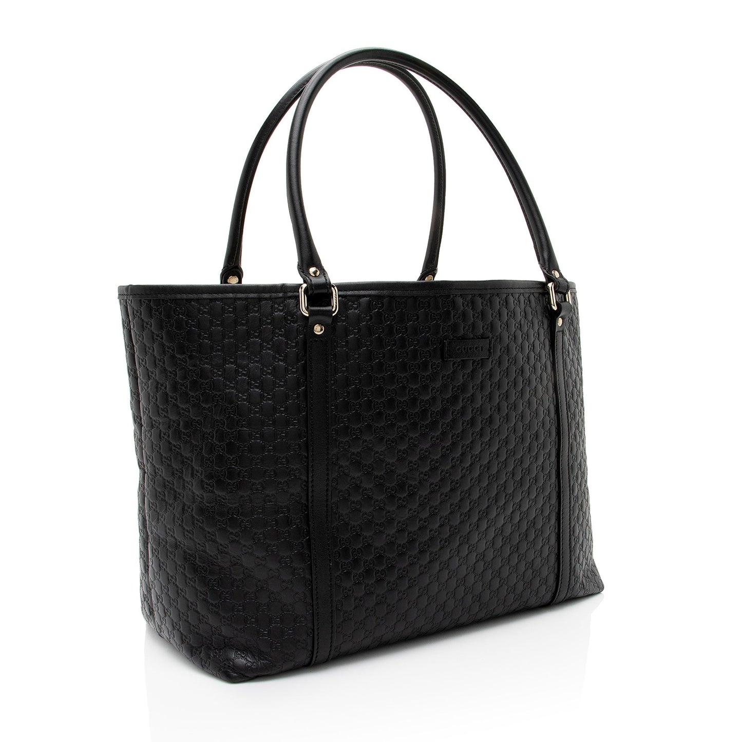 Gucci Leather Canvas Tote