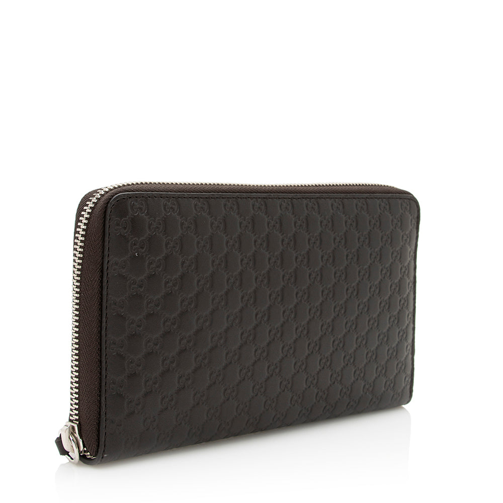 Gucci Microguccissima Leather Zip Around Large Organizer Wallet (SHF-20276)