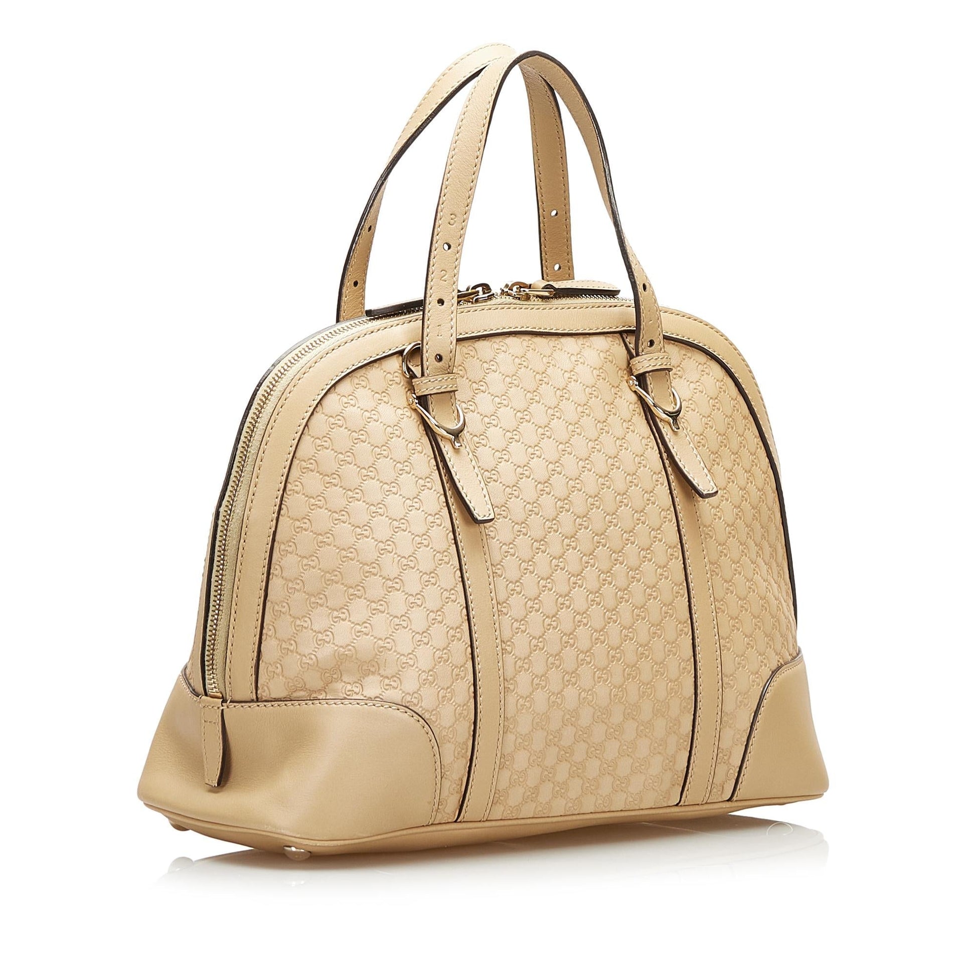 Gucci Microguccissima Nice Leather Satchel (SHG-35945)