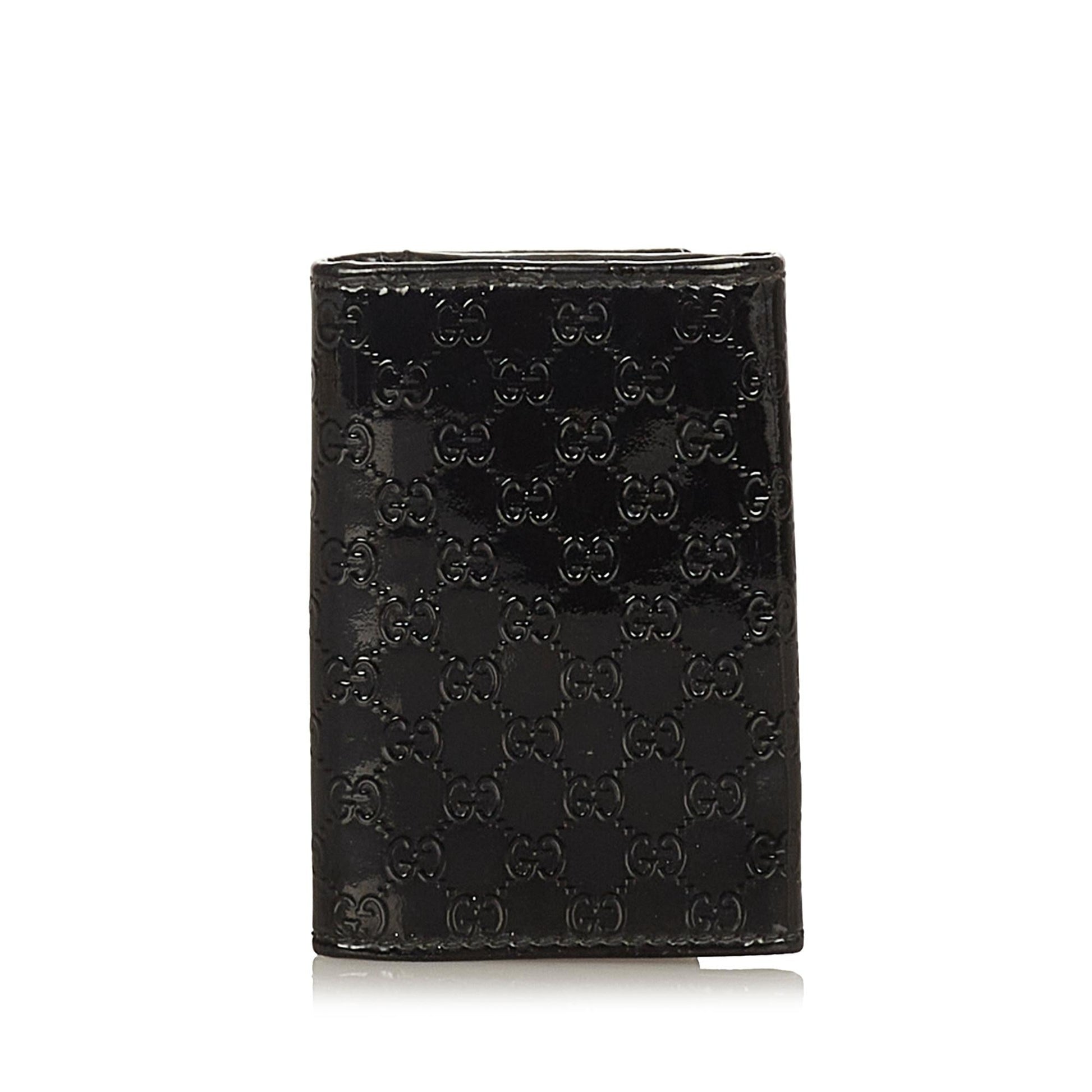 Gucci Guccissima Leather Patent Leather Handbag