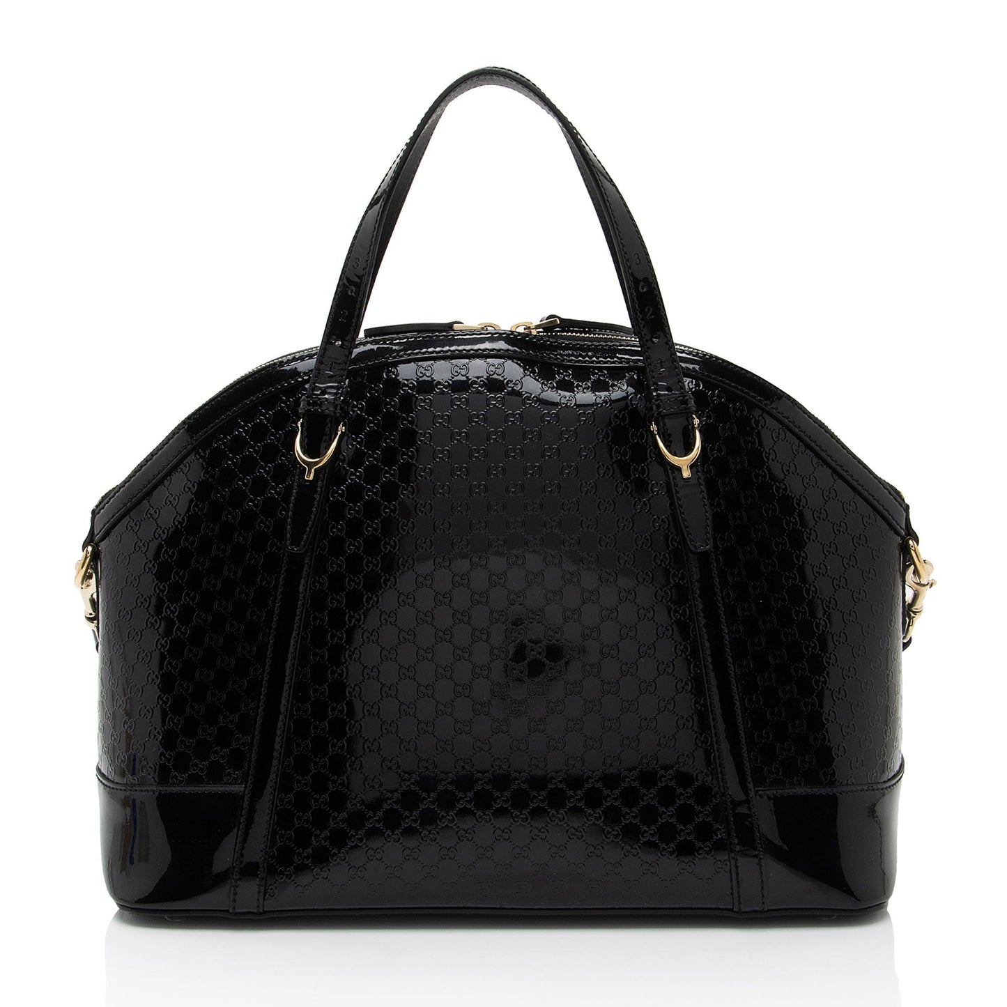 Gucci Leather Canvas Shoulder Bag